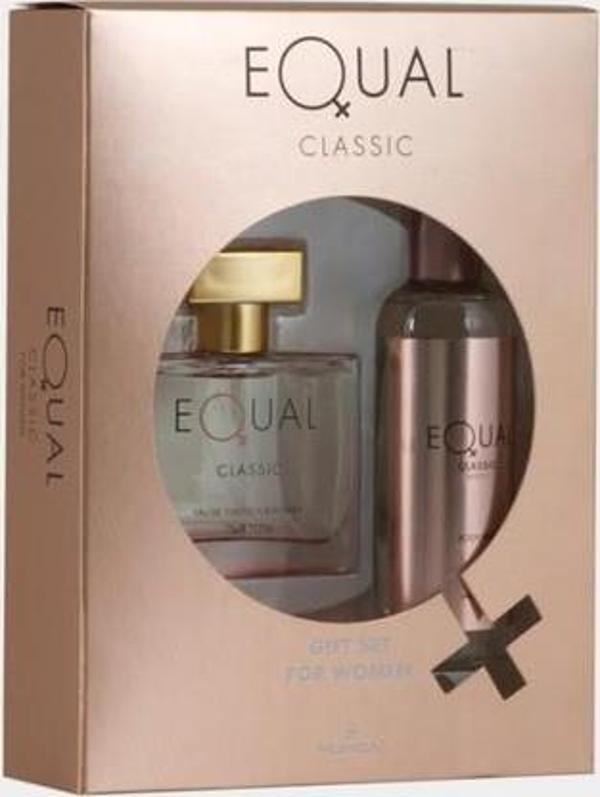 Equal Kadın Parfüm Set Edt 75 Ml  + Deo 150 Ml - Image 1