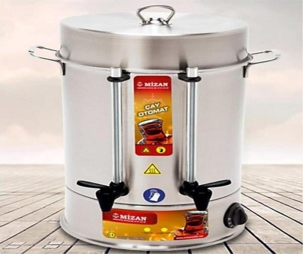 Mizan 40 Bardak 4 L Çay Makinesi Inox - Image 1