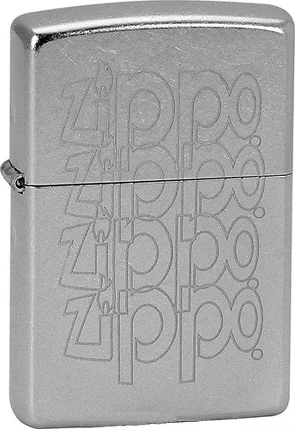 Zippo Logo Design Chromium Çakmak - Image 1