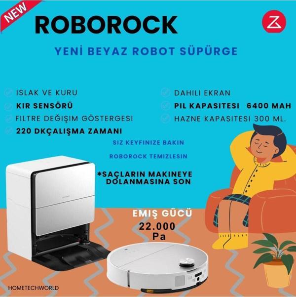 Yeni Uyarlanabilir Rota Algoritması Ultrasonik Halı Algılama Akıllı Robot Süpürge - Image 1