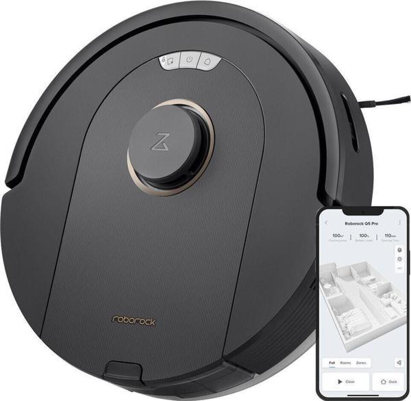 Q5 Pro Siyah Akıllı Robot Süpürge Siyah - Image 1
