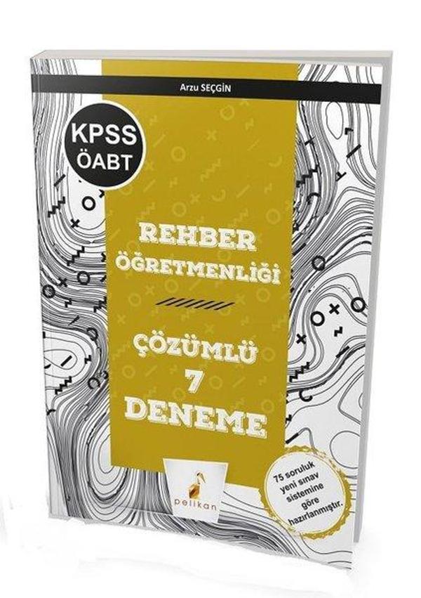 KPSS ÖABT Rehber Öğretmenliği Çözümlü 7 Deneme - Pelikan Yayınları - Image 1