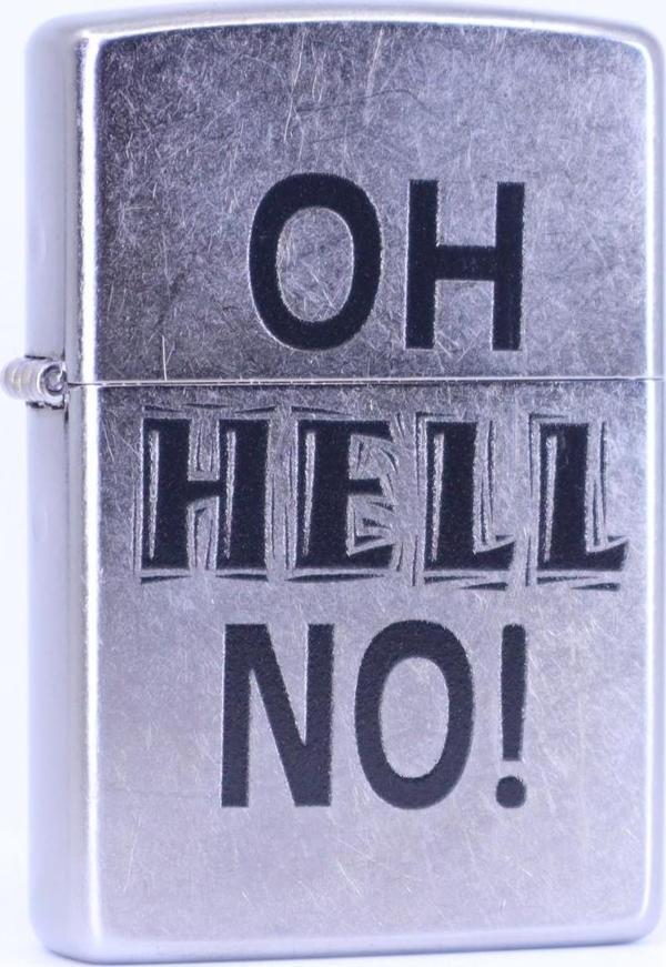 Zippo Oh Hell No Dizayn Çakmak - Image 1