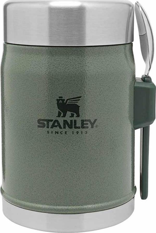 Stanley Klasik Paslanmaz Çelik Yemek Termosu Kaşıklı 0,40 LT - Hammertone Green - Image 1
