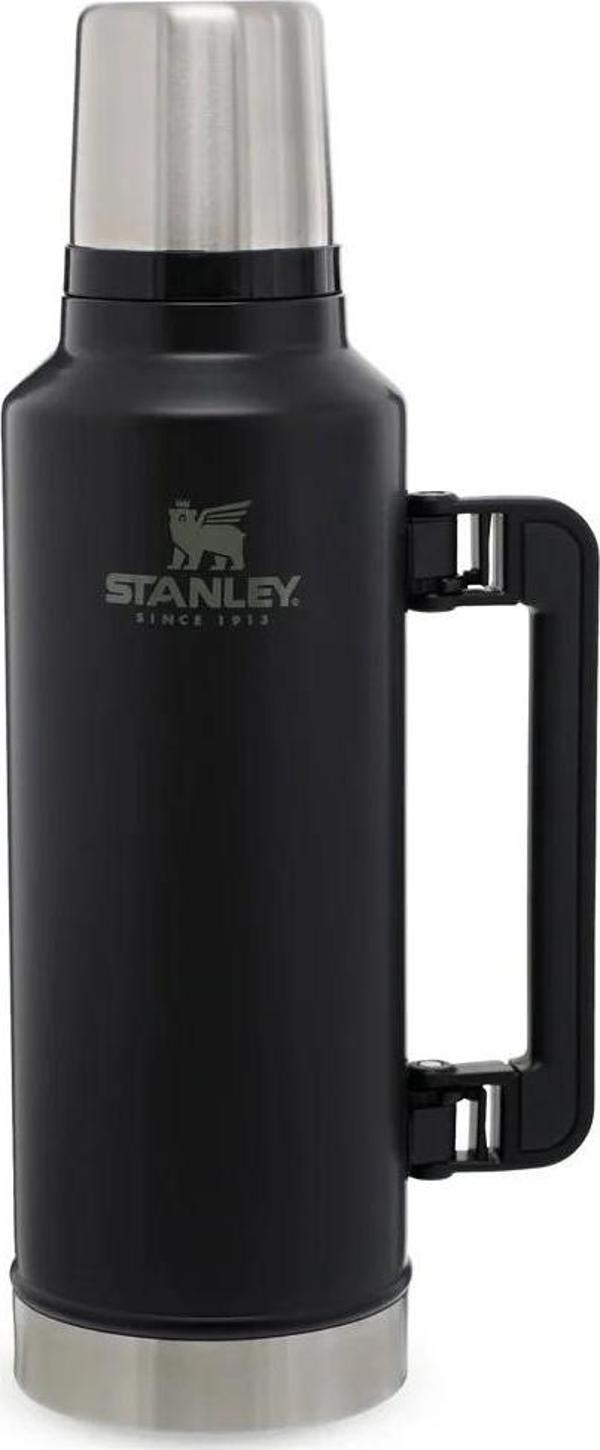 Stanley Klasik Vakumlu Paslanmaz Çelik Termos 1.9 LT - Matte Black Pebble - Image 1