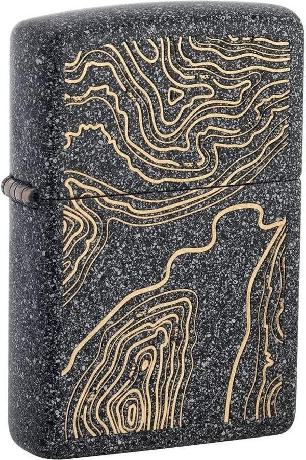 Zippo Topo Map Dizayn Çakmak - Image 1