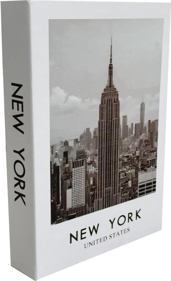 Biseystore2025-708 New York Unıted States Dekoratif Kitap Kutusu - Image 1