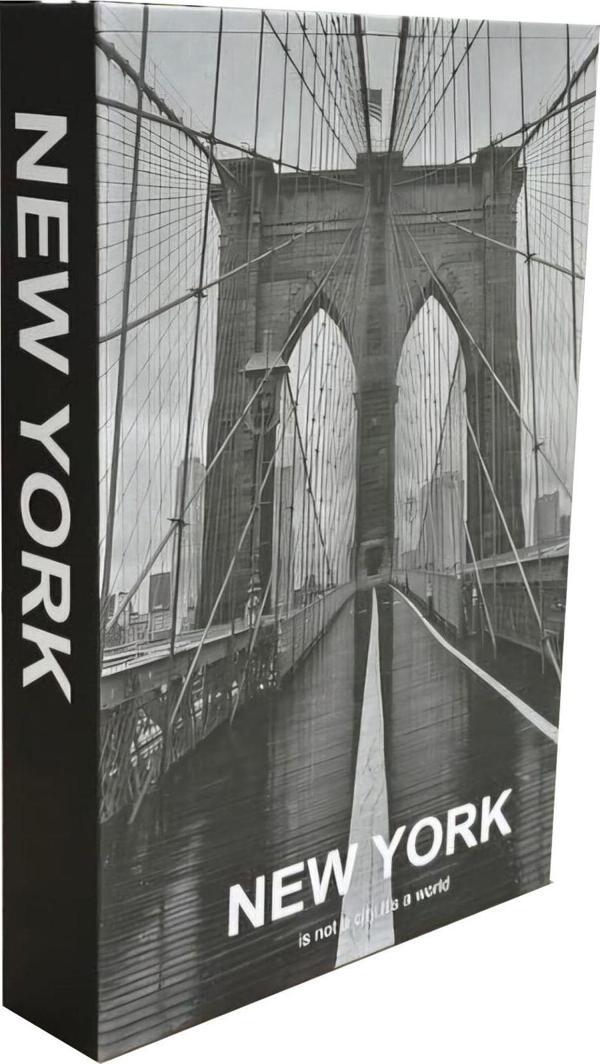 Biseystore2025-701 New York Brıdge Dekoratif Kitap Kutusu - Image 1