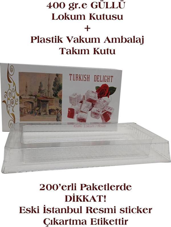Biseystore400 Gr. Güllü Lokum Kutusu+ İç Vakum Plastik Amblaj - Image 1