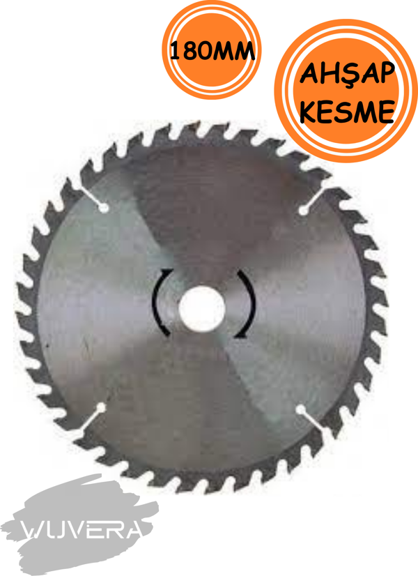 Wuvera 180mm Elmaslı Ahşap Kesme Diski – Güçlü Kesim, Temiz Sonuçlar - Image 1