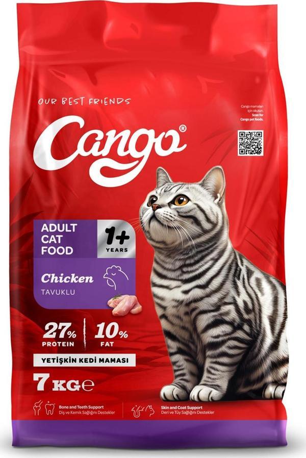 Cango Yetişkin Kedi Maması Tavuk Etli 7 KG - Image 1