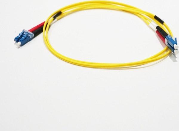 Fiber Optik Patch Kablo SLCUPC/LCUPC DX SM 1mt ÇAP:1.8mm - Image 1