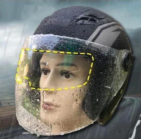 Motosiklet Kaskı Yağmur Kaydırıcı - Image 1