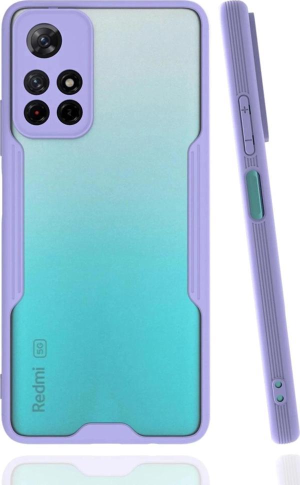 Xiaomi Redmi Note 11T Kılıf Platin Silikon - Lila - Image 1