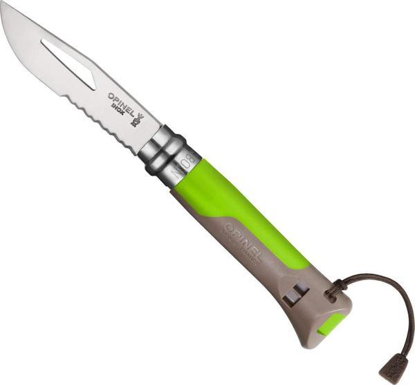 Opinel Inox No 08 Paslanmaz Çelik Outdoor Çakı - Yeşil - Image 1