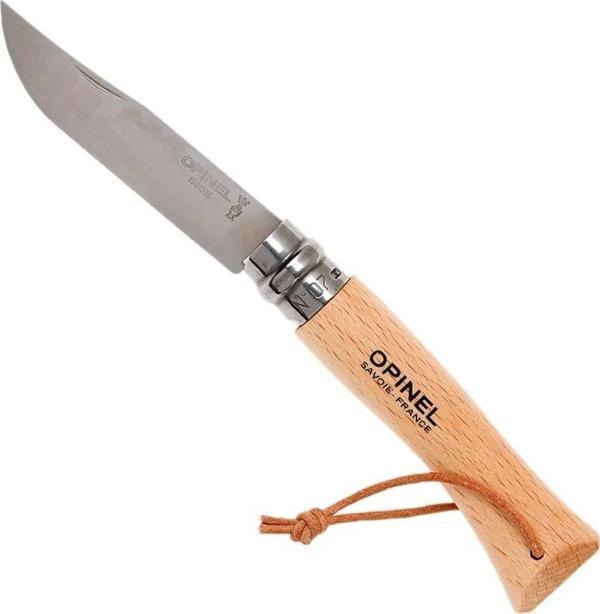 Opinel Inox No 7 Gürgen Saplı Paslanmaz Çelik Trekking Çakı - Naturel - Image 1