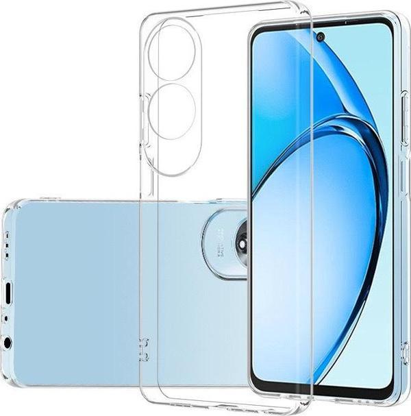 Oppo A60 Kılıf Şeffaf Süper Silikon Kılıf - Image 1