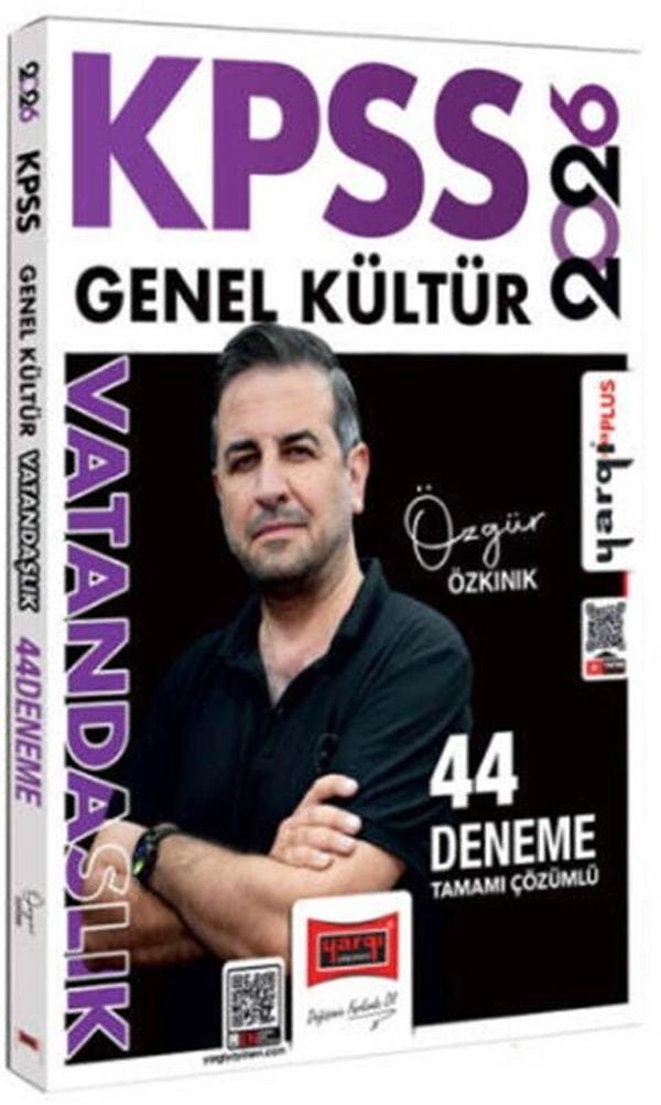 2026 KPSS Genel Kültür Tamamı Çözümlü Vatandaşlık 44 Deneme Yargı Yayınları - Yargı Yayınları - Image 1