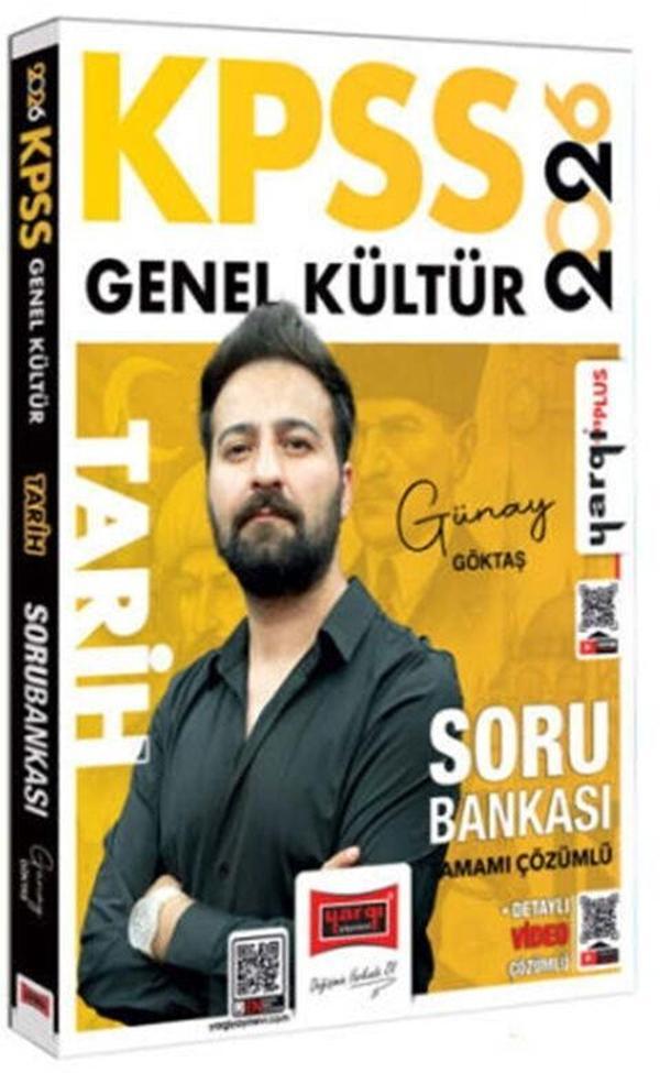2026 KPSS Genel Kültür Tarih Tamamı Çözümlü Soru Bankası Yargı Yayınları - Yargı Yayınları - Image 1