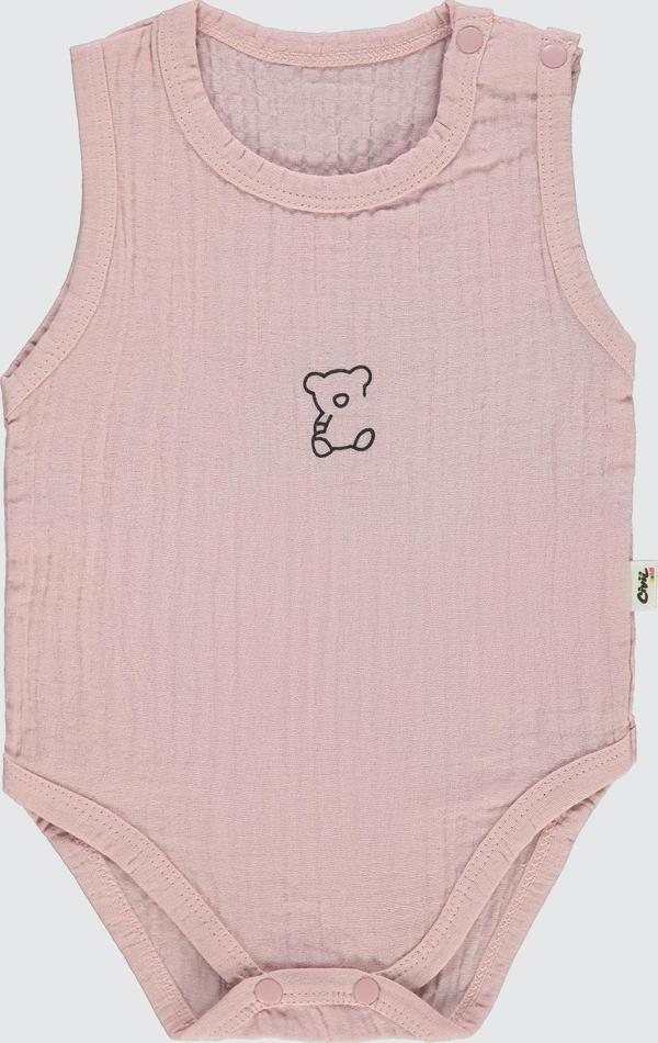 Civil Baby Bebek Çıtçıtlı Badi 1-18 Ay Pembe - Image 1