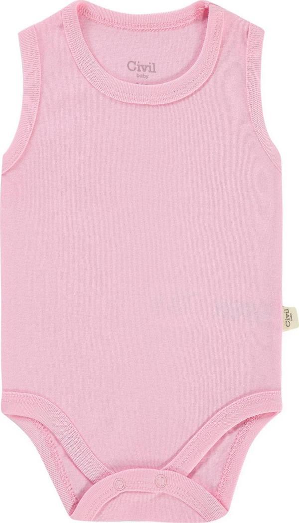 Civil Baby Bebek Çıtçıtlı Badi 12-36 Ay Pembe - Image 1
