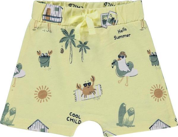 Civil Baby Erkek Bebek Şort 6-18 Ay Soft Sarı - Image 1