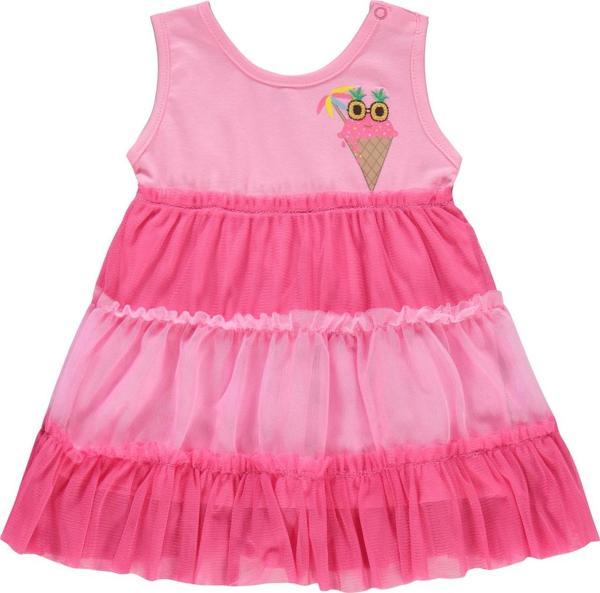 Civil Baby Kız Bebek Elbise 6-18 Ay Pembe - Image 1