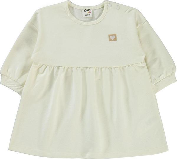 Civil Baby Kız Bebek Elbise 6-18 Ay Ekru - Image 1