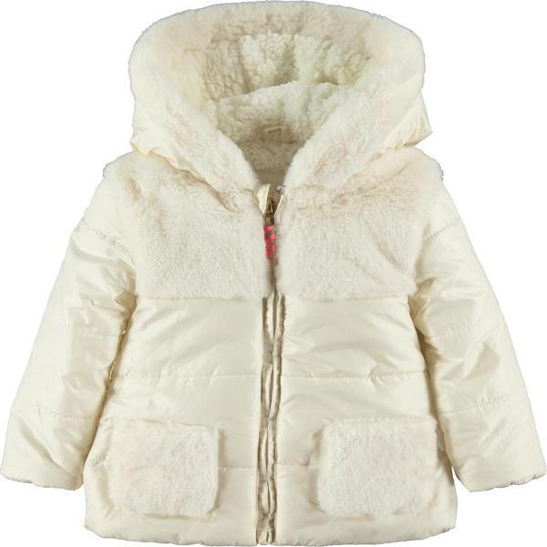 Civil Baby Kız Bebek Kapüşonlu Mont 6-18 Ay Ekru - Image 1