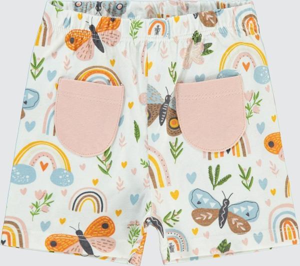Civil Baby Kız Bebek Şort 6-18 Ay Ekru - Image 1
