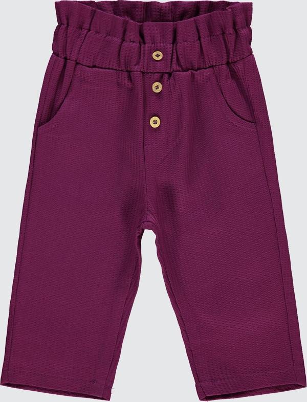 Civil Baby Kız Bebek Pantolon 6-18 Ay Patlıcan Moru - Image 1