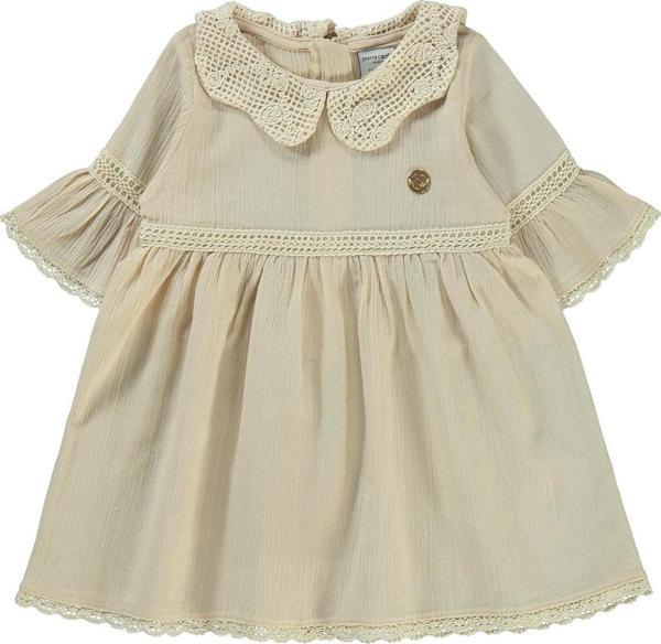 Pierre Cardin Kız Bebek Elbise 6-24 Ay Bej - Image 1