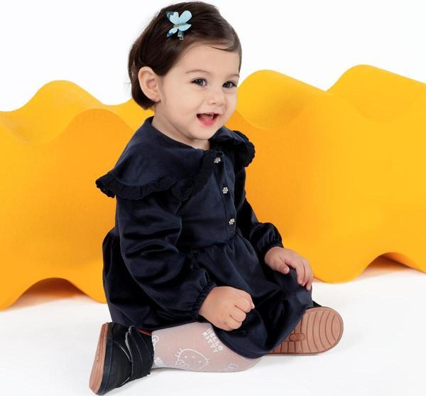 Hello Kıtty Kız Bebek 30 Denye Mus Külotlu Çorap 6-18 Ay Beyaz - Image 1
