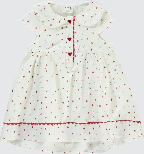 Civil Baby Kız Bebek Elbise 6-18 Ay Kırmızı - Image 1