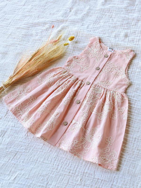 Civil Baby Kız Bebek Elbise 6-18 Ay Pudra - Image 1