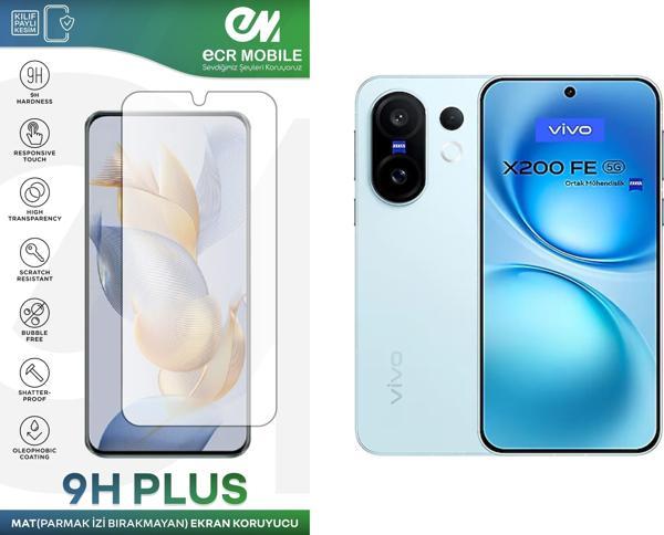 Vivo X200 FE Ekran Koruyucu MAT Parmak İzi Bırakmayan Uyumlu Esnek Nano Kırılmayan - Image 1