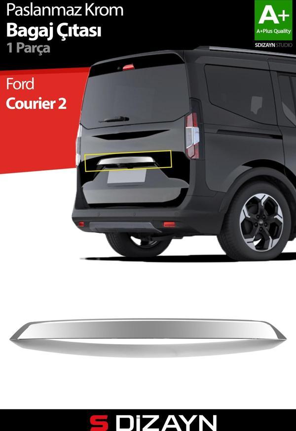 S-Dizayn Ford Courier Krom Bagaj Çıtası 2023 Üzeri A+ Kalite - Image 1