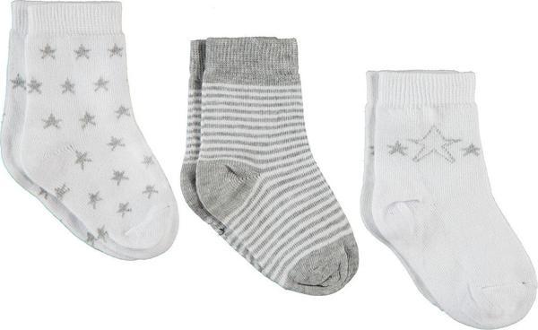 Civil Baby Erkek Bebek 3'lü Çorap Set 6-18 Ay Beyaz - Image 1