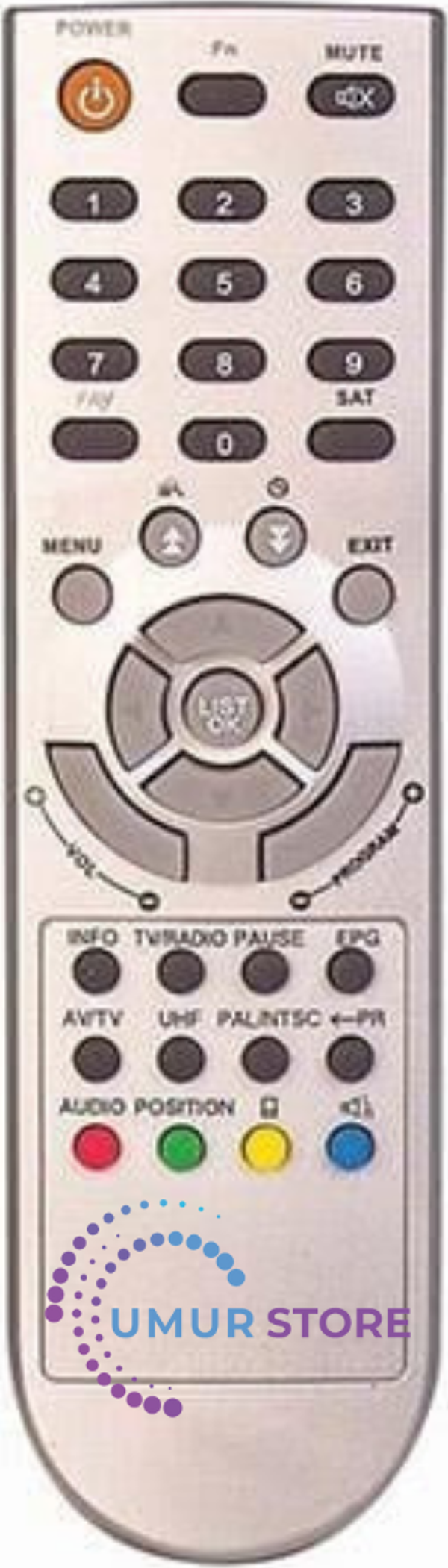 Hyundai 10100-10300 Uydu Alıcı Kumandası - Image 1