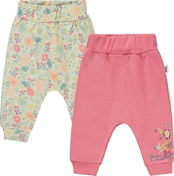 Civil Baby Kız Bebek 2'li Patiksiz Tek Alt 6-18 Ay Gül - Image 1