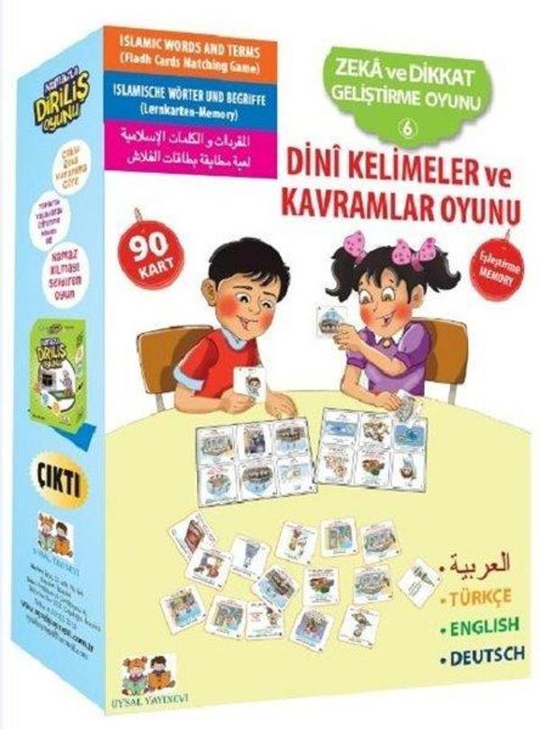 Dini Kelimeler ve Kavramlar Oyunu-Zeka ve Dikkat Geliştirme Oyunu 6 - Uysal Yayınevi - Image 1