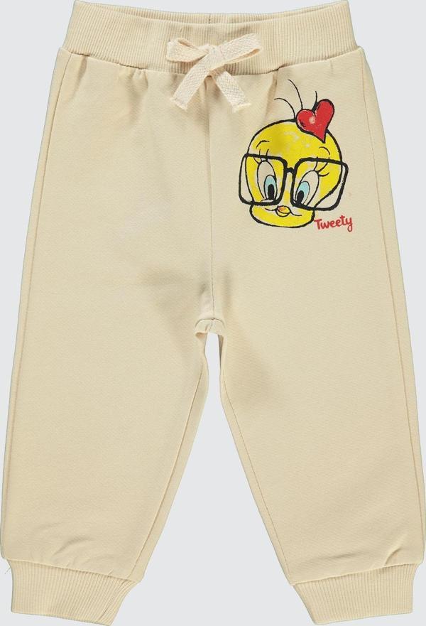 Tweety Kız Bebek Eşofman Altı 6-18 Ay Taş Rengi  - Image 1