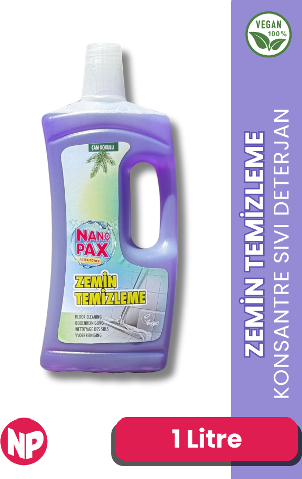 ZEMİN TEMİZLEME SIVI DETERJAN BAHAR KOKULU 1 LİTRE - Image 1
