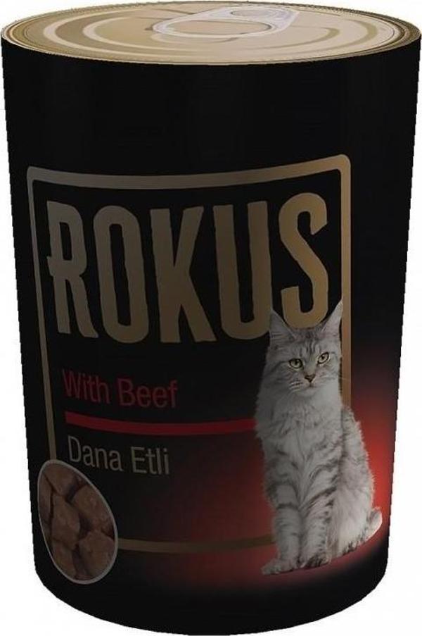 Rokus Dana Etli Kedi Konservesi 410g 12 adet - Image 1