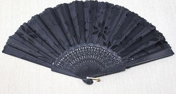 Plastik Siyah Yelpaze - Image 1