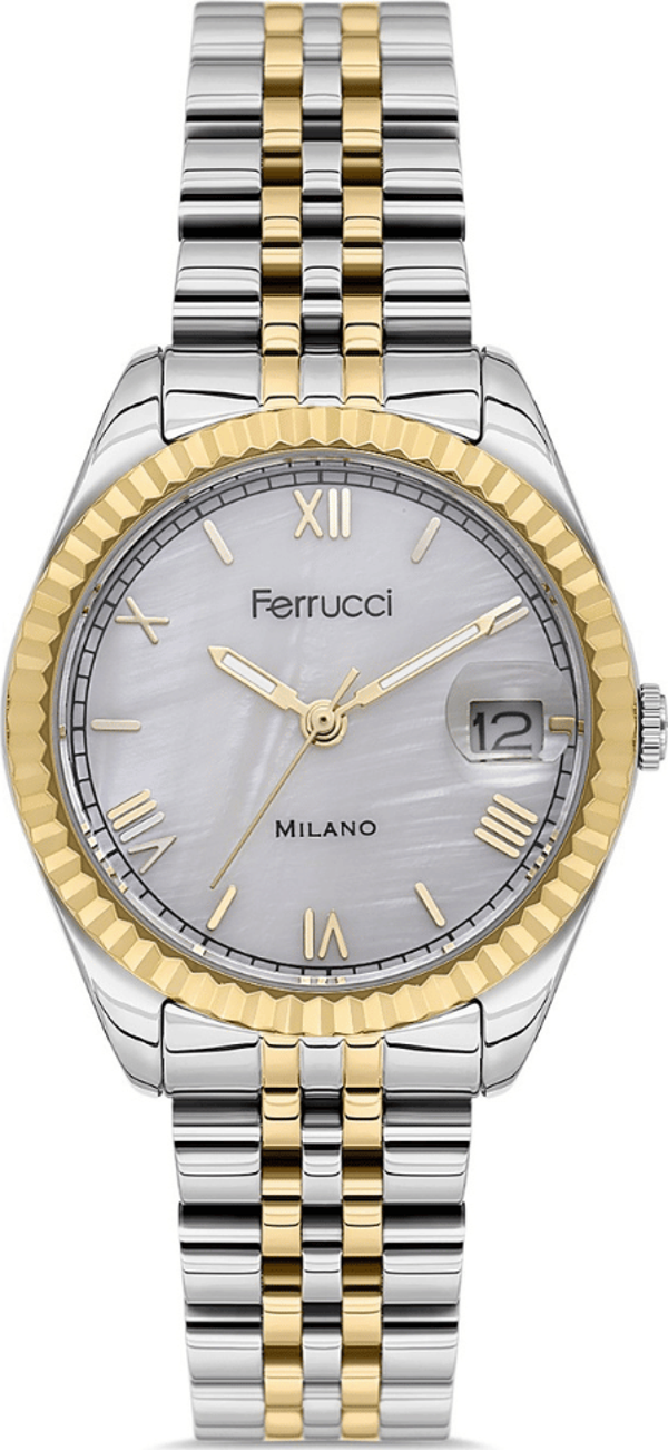 Ferrucci FER.03581M.04 Çelik Kordon Kadın Kol Saati - Image 1