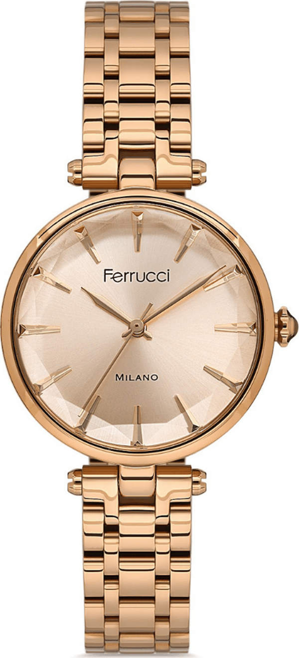 Ferrucci FER.03590M.06 Çelik Kordon Kadın Kol Saati - Image 1