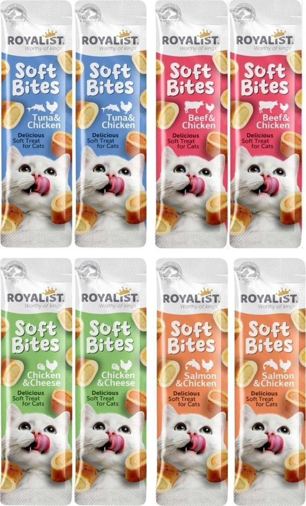 Soft Bites Karışık Kedi Ödülü 10g x 8 adet - Image 1