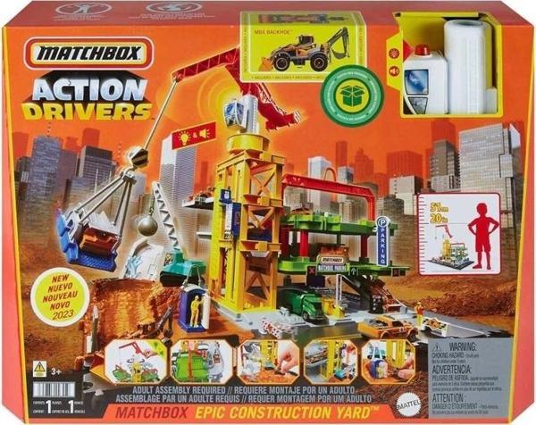Nessiworld HPD63 Matchbox Aksiyon Sürücüleri Muhteşem İnşaat Alanı Oyun Seti - Image 1