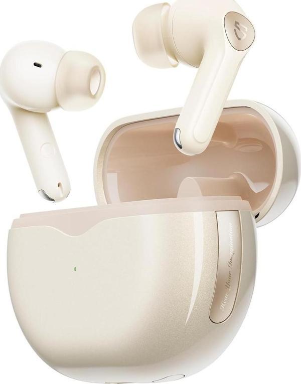 Soundpeats Air4 Pro ANC TWS Bej Kulak İçi Bluetooth Kulaklık - Image 1